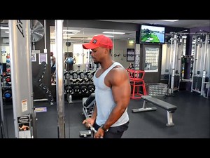 41K views · 706 reactions | Powerful arm session today, drop sets and super sets were the aim. Exercises: Single arm cable kickbacks (4 sets x 12 reps) Overhead rope pull downs + Pushdowns (4 sets x 10-12 reps) Dumbbell curls *drop set* (4 sets x 8 - 12 reps) Cable curls (4 sets x 10 reps) | Adika World | Facebook