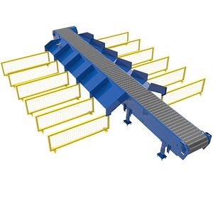 [Hot Item] Flat Belt Conveyor Warehouse Equipment Conveyor System Sorting Machine Matching Logistics Warehouse Dws Scanning Device
