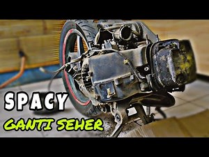 Ganti Piston Honda Spacy Yang Sangat Parah