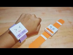 Paper Watch / How to make easy paper watch / box paper watch /Diy school craft