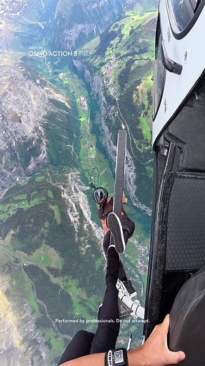 Experience Real Skydiving with Osmo Action 5 Pro