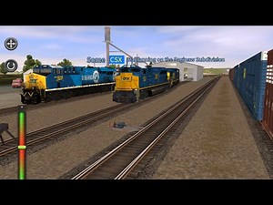 Trainz 2: Some CSX Railfanning on the Saginaw Subdivision ( featuring ACL Heritage locomotive )