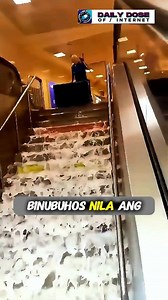 Mabilisan at epektibong paraan ng paglilinis ng hagdan sa mga train stations #reelsvideoシ #reelsviralシ #reelsfbシ #reelsfypシ | Wesley Denmark Fernandez Abbas