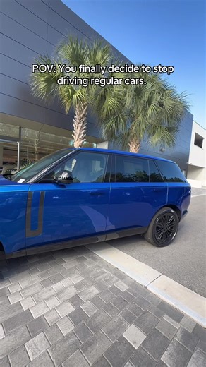 This is a 2026 Range Rover Long Wheelbase 7 passenger in Velocity blue in gloss finish over Ebony interior. DM me or Comment “ROVER” if you want this one or to order one like this. #rangerover #fyp #carsoftiktok #southflorida #luxurycars