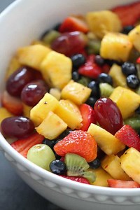 Fresh Fruit Salad with Citrus Glaze - Six Sisters' Stuff