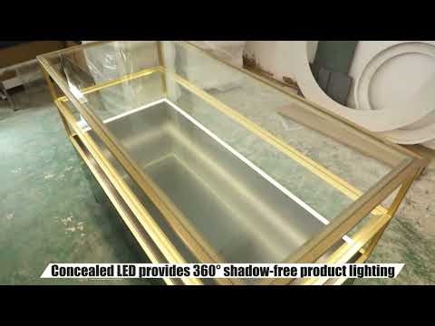 Custom Cosmetic Display Cabinet for Retail Stores