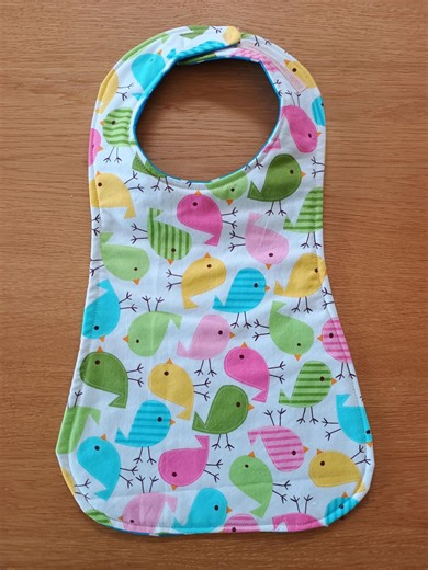 Personalized Baby Bib With Name, Animal/bird/polka Dot Design, Gift - Etsy