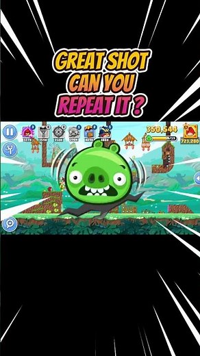 GREAT SHOT Angry Birds Friends Level 1 Tournament 1581 Highscore POWER-UP walkthrough