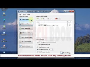 How to Recover Deleted Boot Entry in EasyBCD? How to Add New Boot OS Entry in EasyBCD? | Tech Book