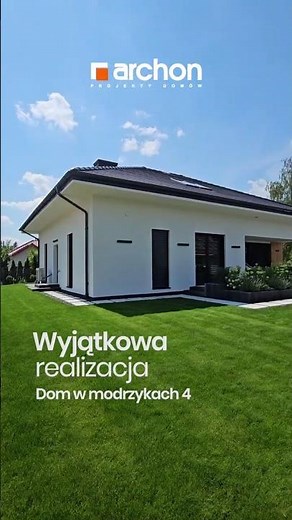 Wyjątkowa realizacja projektu Dom w modrzykach 4 - ARCHON+ Projekty Domów