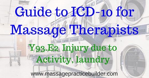 ICD -10 codes for Massage Therapists