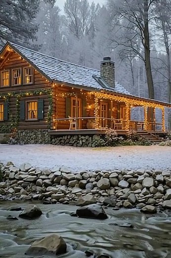 37K views · 2.2K reactions | So peaceful and beautiful!  | Beautiful Log Homes | Facebook