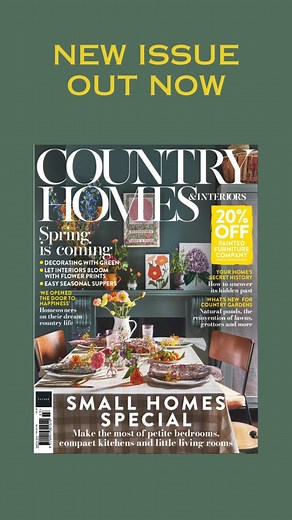 Don't miss out on our March issue. It's full of gorgeous inspiration for small and beautiful country homes. | Country Homes & Interiors Magazine