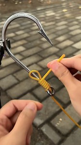 The best fish hook knot, loved by all fishing enthusiasts 🐟 #knot #rope #ropetutorial #knottying #knottutorial #fishing #fyp #foryoupage #tent #usa #reels #diy | Knot Rope