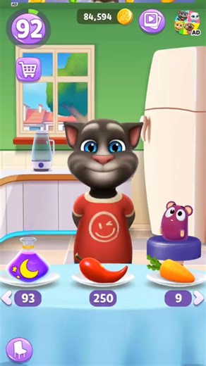 Talking Tom Fastest Level Up part 101 #talkingtom #shorts #trending #viral #cartoon #cat #cocomelon