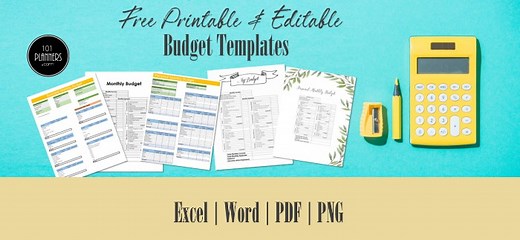 FREE Budget Sheet Template | Printable and Editable