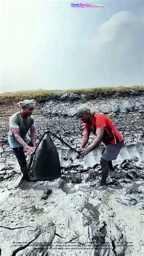 Mud Harvesting: How Two Workers Turn Sludge into Resources