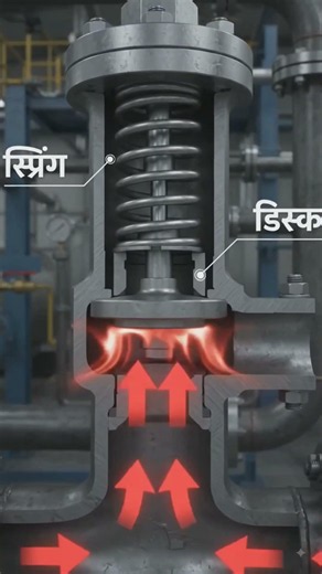 How Safety Valve works #Safteyvalve #Engineering #shorts