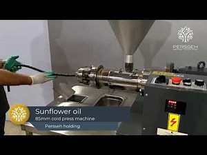 cold press machine 85mm - sunflower oil extraction