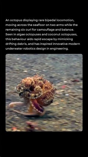 This Octopus Runs Like a Human