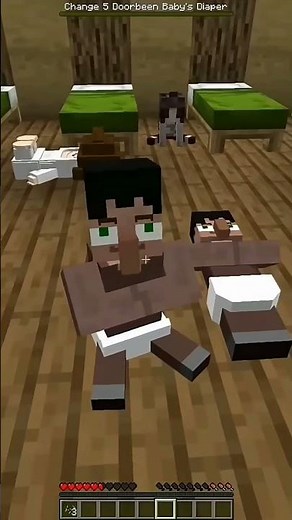 change doorbeen. baby, s. diaper in #minecraft