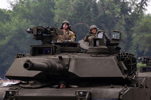 The Army Parade Was Marked by Quiet Crowds, Trump-Linked Sponsors. But Soldiers Kept Politics at Bay.