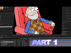 How To Make Cartoon Animation with After Effects? #1( Duik Character Rigging )