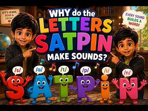 Why Letters Make Sounds | SATPIN Jolly Phonics | Letter Sounds & Blending