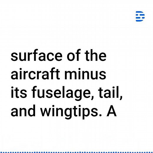 What is wetted area of the aircraft?