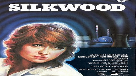 ASA 🎥📽🎬 Silkwood (1983) Director: Mike Nichols, Stars: Meryl Streep, Kurt Russell, Cher.