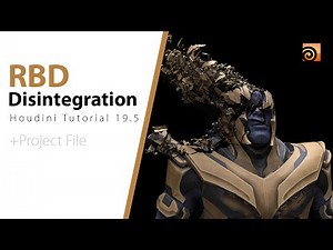 RBD Disintegration Effect In Houdini | Houdini Tutorial