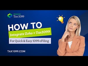 Zoho + Tax1099 Integration for Quick & Easy 1099 E-Filing