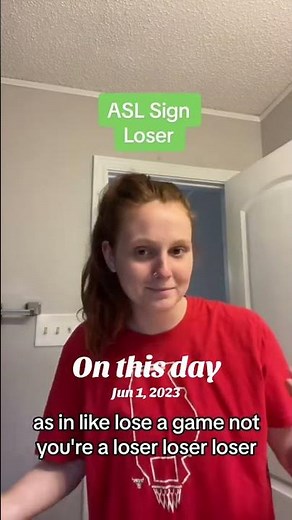 Learn How To Sign "Loser" in ASL for Beginners | American Sign Language #shorts