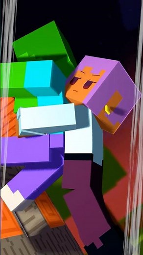 投げ技対決アレックスVSエフェ #マイクラ #minecraft #マイクラアニメ