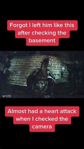 Spooky Clown Doll Caught on Wyze App Camera