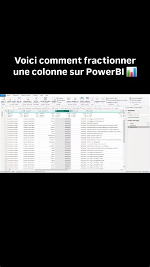 Formateur Power BI on Instagram: "Dans ce contenu, je te montre les étapes pour fractionner une colonne dans Power Query et structurer correctement tes données. 👉 Sélection de la colonne à traiter 👉 Fractionnement par délimiteur / position / nombre de caractères 👉 Création de nouvelles colonnes automatiquement 👉 Données propres et prêtes pour l’analyse Cette étape est essentielle pour : ✔️ nettoyer les données ✔️ séparer des informations combinées (nom, date, code, etc.) ✔️ faciliter les cal