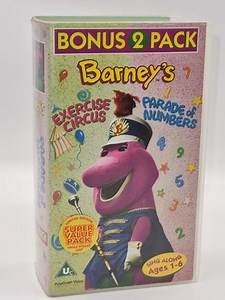 Barney Bonus Pack VHS PAL Video Tapes Exercise Circus & Parade Of Numbers 1992 | eBay