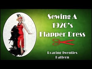 Doll Clothes Sewing Tutorial/ How To Sew A Retro 1920's Flapper Dress / Gatsby / Roaring 20s Pattern