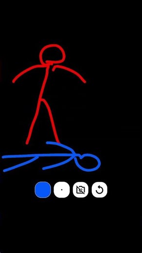 Stick men fight👍 #shorts