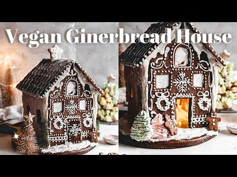 How to make a gingerbread house | Vegan Gingerbread House Recipe!