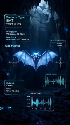 How Bats See in Complete Darkness#shorts #wildlife #animalfacts #naturefacts #facts