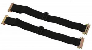 CargoSmart Adjustable Bungee Straps for E Track and X Track Systems - 22" to 32" - Qty 2 CargoSmart