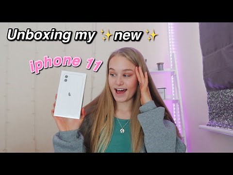 UNBOXING MY NEW IPHONE 11 - 2021