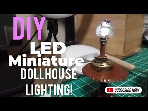 DIY LED Miniature Dollhouse Lighting!