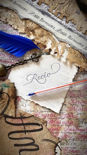 Rocio | The most beautiful handwriting in the world | Pablo Bermúdez