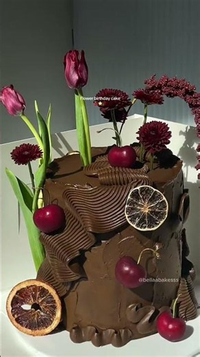 Part 44 | flower birthday cake inspo fall edition IG: bellaabakesss #austin #cakes #bi