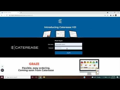 Logging in to Caterease CE Video