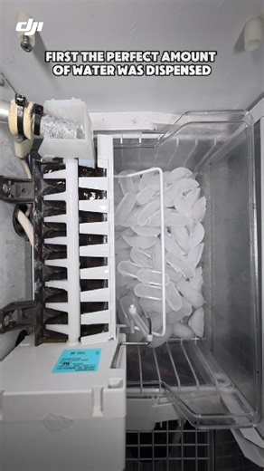 17K views · 23 reactions | Curious how your ice gets made? ❄️ The #OsmoNano braves the freezer’s cold and shows the magic inside the automatic ice machine drawer —— see ice come to life, one cube at a time! : povsadventures #DJI #OsmoNano #POV #MiniCamera #IceMaking #CreativeShots | DJI Australia and New Zealand | Facebook