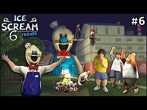 Ice Scream 6 In Hard Difficulty Full Gameplay | Ice Scream 6 Rods Factory Full Gameplay