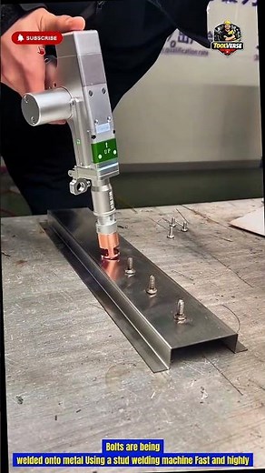 Advanced Welding Precision! Stud Welding Machine Installs Bolts on Metal Instantly